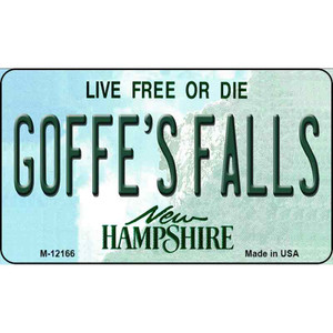 Goffes Falls New Hampshire Wholesale Novelty Metal Magnet M-12166