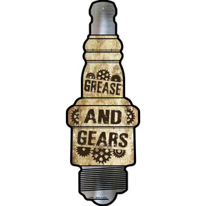 Grease And Gears Wholesale Novelty Metal Spark Plug Sign J-040