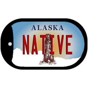 Native Alaska Wholesale Novelty Metal Dog Tag Necklace