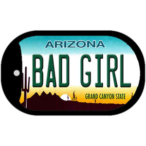 Bad Girl Arizona Wholesale Novelty Metal Dog Tag Necklace