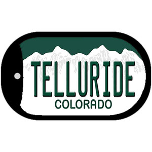 Telluride Colorado Wholesale Novelty Metal Dog Tag Necklace