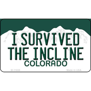 I Survived The Incline Colorado Wholesale Novelty Metal Magnet M-11656