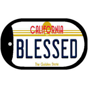 Blessed California Wholesale Novelty Metal Dog Tag Necklace