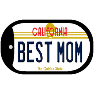 Best Mom California Wholesale Novelty Metal Dog Tag Necklace