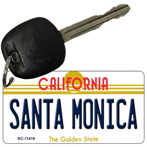 Santa Monica California Wholesale Novelty Metal Key Chain
