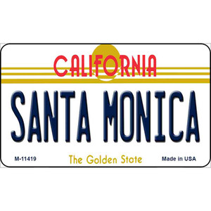 Santa Monica California Wholesale Novelty Metal Magnet M-11419