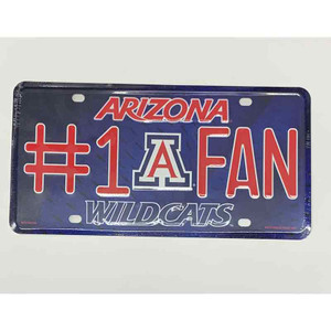Wildcats Fan Embossed Wholesale Metal Novelty License Plate