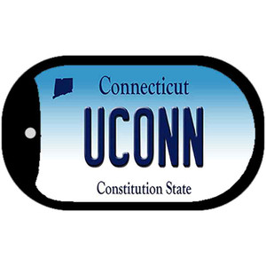 Uconn Connecticut Wholesale Novelty Metal Dog Tag Necklace