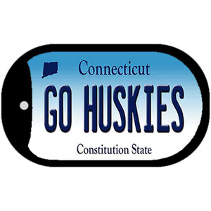 Go Huskies Connecticut Wholesale Novelty Metal Dog Tag Necklace