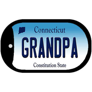 Grandpa Connecticut Wholesale Novelty Metal Dog Tag Necklace