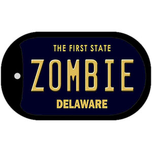 Zombie Delaware Wholesale Novelty Metal Dog Tag Necklace