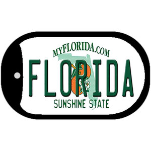 Florida Wholesale Novelty Metal Dog Tag Necklace