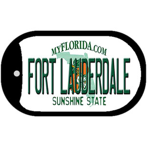 Fort Lauderdale Florida Wholesale Novelty Metal Dog Tag Necklace