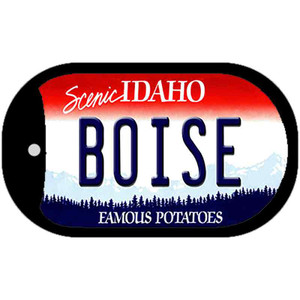 Boise Idaho Wholesale Novelty Metal Dog Tag Necklace