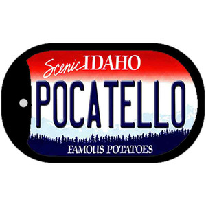 Pocatello Idaho Wholesale Novelty Metal Dog Tag Necklace