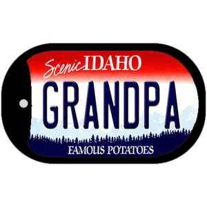 Grandpa Idaho Wholesale Novelty Metal Dog Tag Necklace