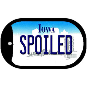 Spoiled Iowa Wholesale Novelty Metal Dog Tag Necklace