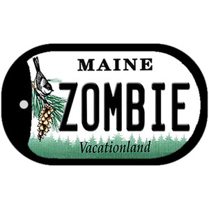 Zombie Maine Wholesale Novelty Metal Dog Tag Necklace