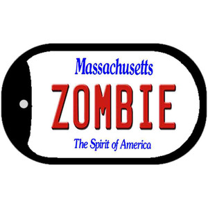Zombie Massachusetts Wholesale Novelty Metal Dog Tag Necklace