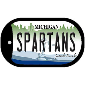 Spartans Michigan Wholesale Novelty Metal Dog Tag Necklace