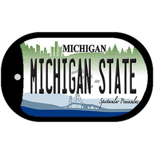 Michigan State University Wholesale Novelty Metal Dog Tag Necklace