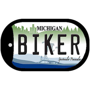 Biker Michigan Wholesale Novelty Metal Dog Tag Necklace