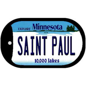 Saint Paul Minnesota Wholesale Novelty Metal Dog Tag Necklace