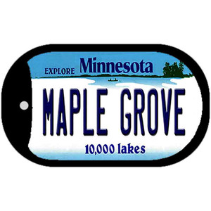 Maple Grove Minnesota Wholesale Novelty Metal Dog Tag Necklace