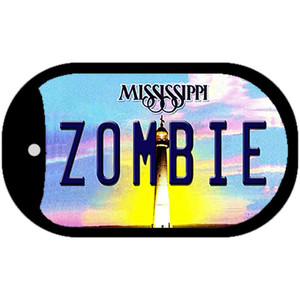 Zombie Mississippi Wholesale Novelty Metal Dog Tag Necklace