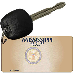 Mississippi Great Seal Blank Wholesale Novelty Metal Key Chain