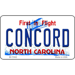 Concord North Carolina Wholesale Novelty Metal Magnet M-11842