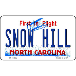 Snow Hill North Carolina Wholesale Novelty Metal Magnet M-11852