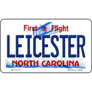 Leicester North Carolina Wholesale Novelty Metal Magnet M-11773