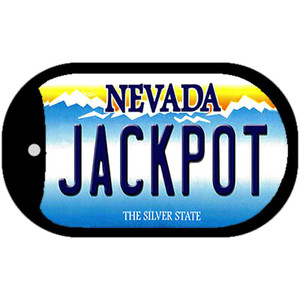 Jackpot Nevada Wholesale Novelty Metal Dog Tag Necklace