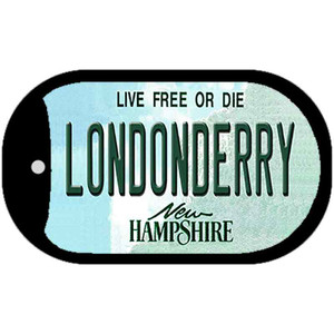 Londonderry New Hampshire Wholesale Novelty Metal Dog Tag Necklace