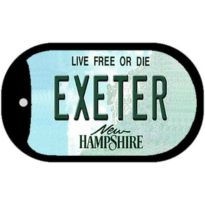 Exeter New Hampshire Wholesale Novelty Metal Dog Tag Necklace