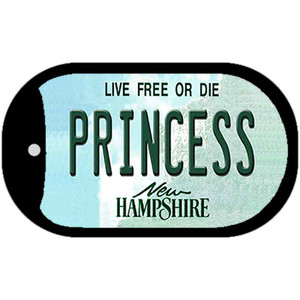 Princess New Hampshire Wholesale Novelty Metal Dog Tag Necklace