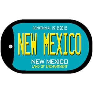 New Mexico Teal New Mexico Wholesale Novelty Metal Dog Tag Necklace
