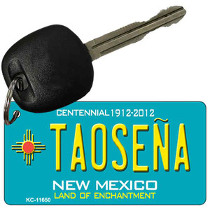 Taosena Teal New Mexico Wholesale Novelty Metal Key Chain