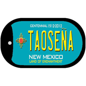 Taosena Teal New Mexico Wholesale Novelty Metal Dog Tag Necklace