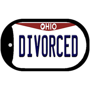 Divorced Ohio Wholesale Novelty Metal Dog Tag Necklace