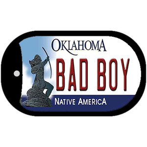 Bad Boy Oklahoma Wholesale Novelty Metal Dog Tag Necklace