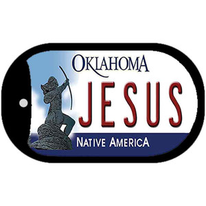 Jesus Oklahoma Wholesale Novelty Metal Dog Tag Necklace