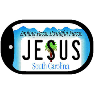 Jesus South Carolina Wholesale Novelty Metal Dog Tag Necklace DT-1762