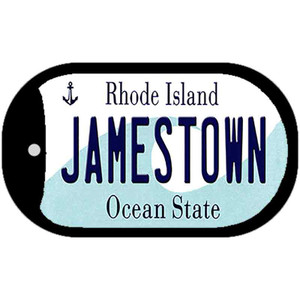 Jamestown Rhode Island Wholesale Novelty Metal Dog Tag Necklace