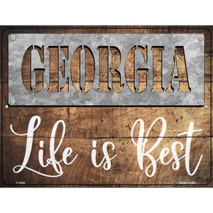 Georgia Stencil Life is Best Wholesale Novelty Metal Parking Sign