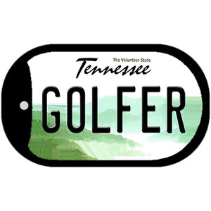 Golfer Tennessee Wholesale Novelty Metal Dog Tag Necklace