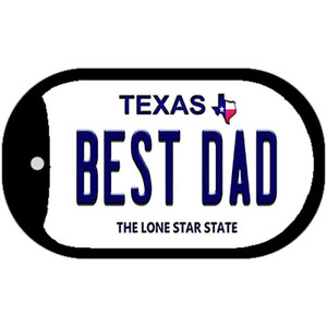 Best Dad Texas Wholesale Novelty Metal Dog Tag Necklace
