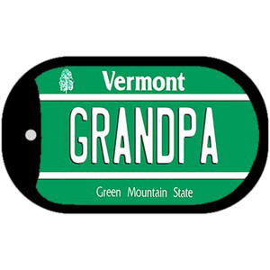 Grandpa Vermont Wholesale Novelty Metal Dog Tag Necklace