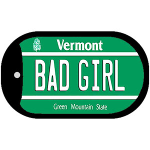 Bad Girl Vermont Wholesale Novelty Metal Dog Tag Necklace